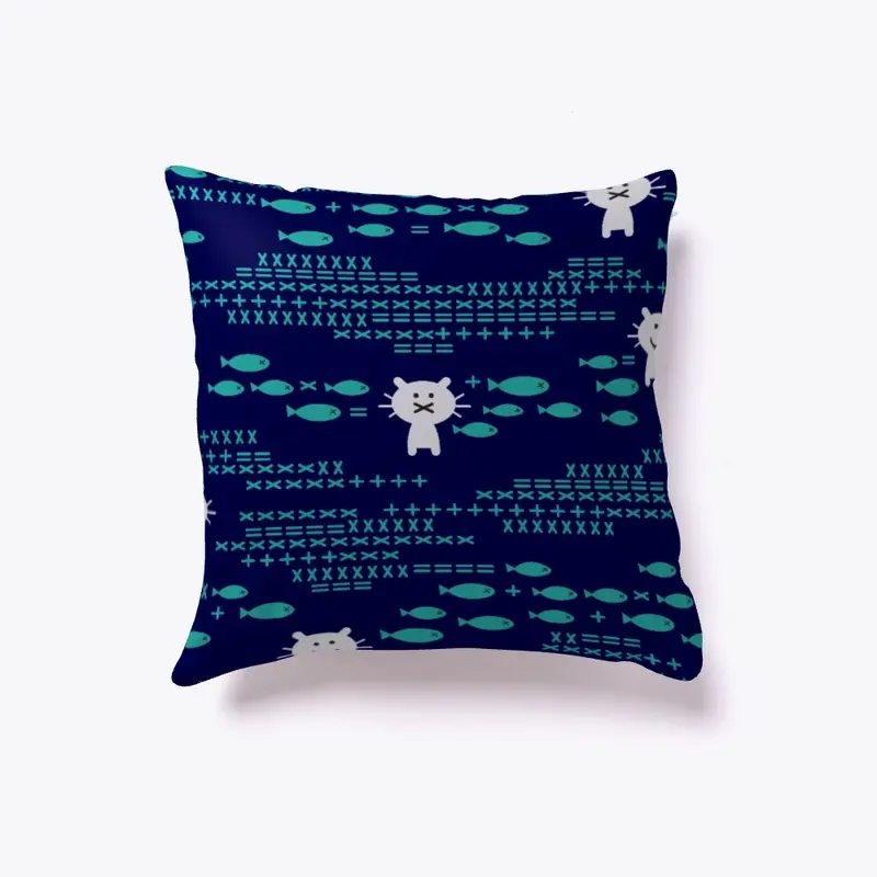 Beautiful pattern print throw pillow