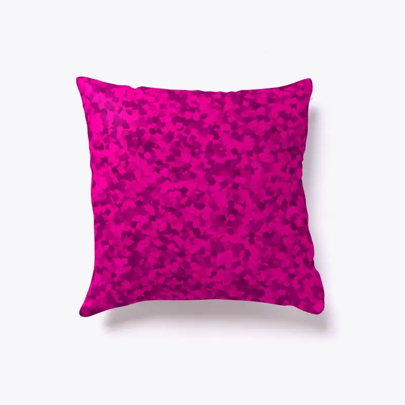 Pink Pillow - glittering eye catching