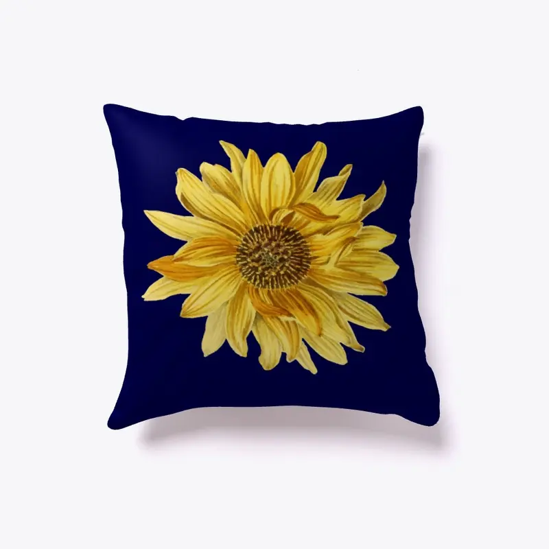 Sunflower pillow